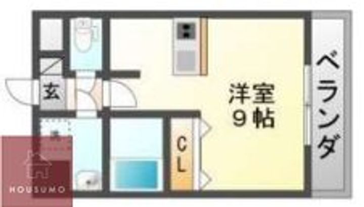 ヴァンスタージュ大阪城East601の間取り
