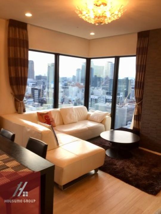 シティタワー東梅田パークフロントの居間