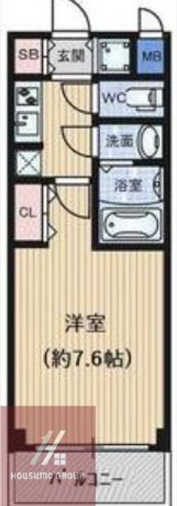 サムティ本町橋ⅡMEDIUSの間取り