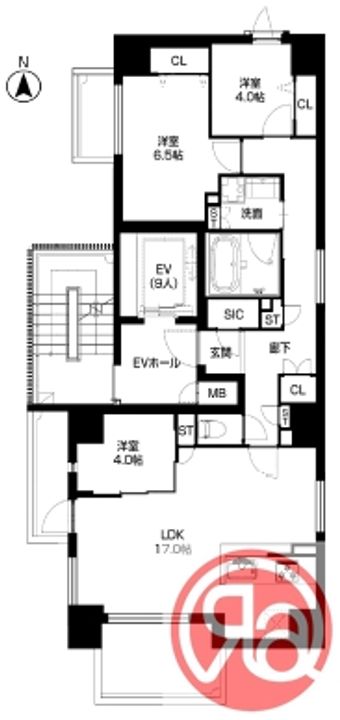LA CASA 石ケ辻の間取り