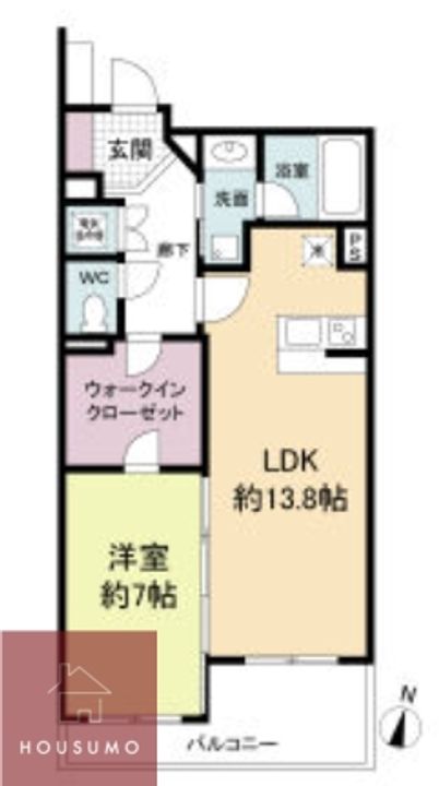 グレンパーク梅田北の間取り