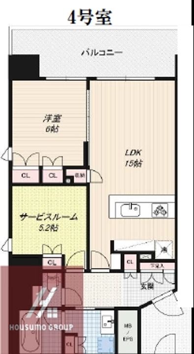 Norie北堀江の間取り