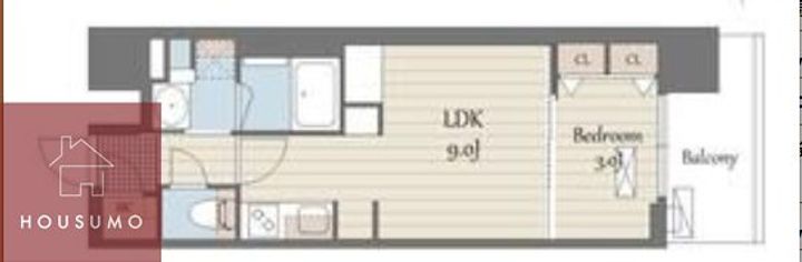 S-RESIDENCE天満橋ar1001の間取り