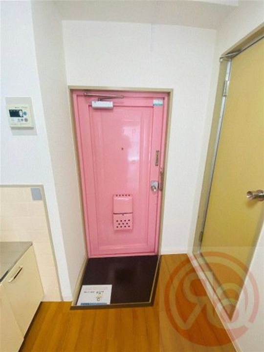 コーポロイヤル201の玄関