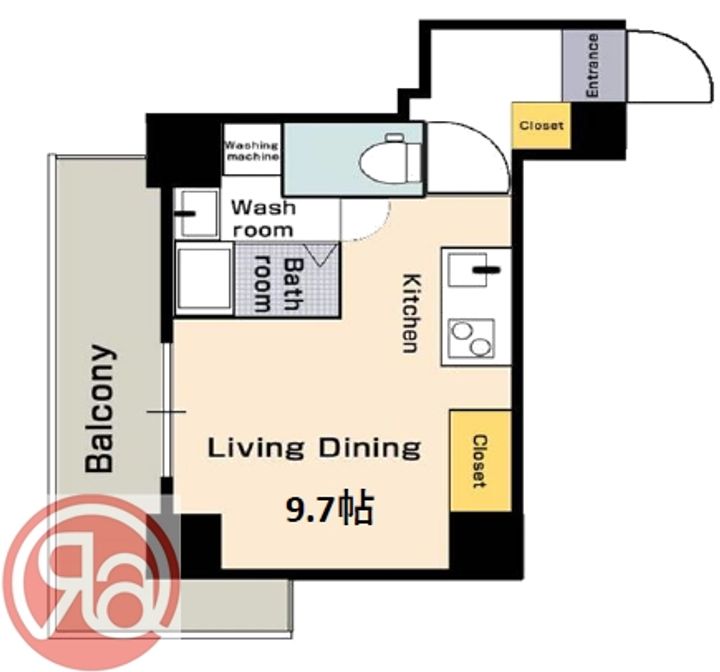 meetMe梅田西の間取り