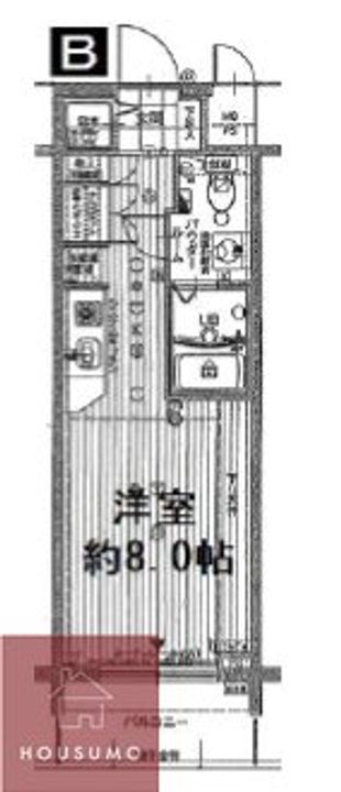 エスリード御堂筋梅田の間取り