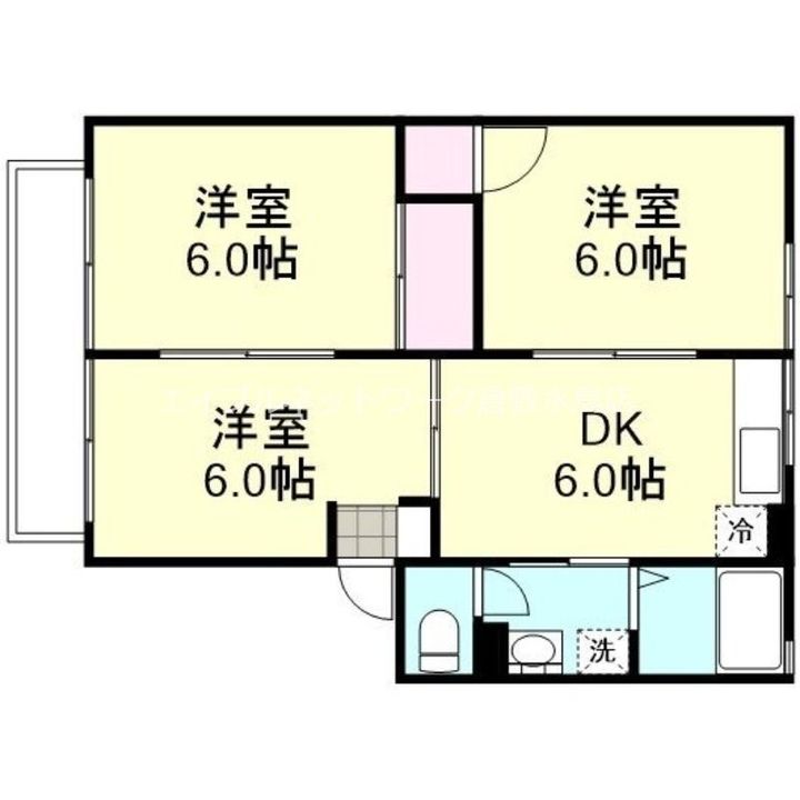 岡山県倉敷市水島相生町(アパート)の賃貸物件102の間取り