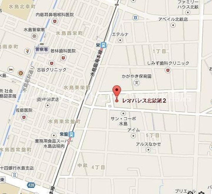 岡山県倉敷市北畝1丁目(アパート)の賃貸物件の地図