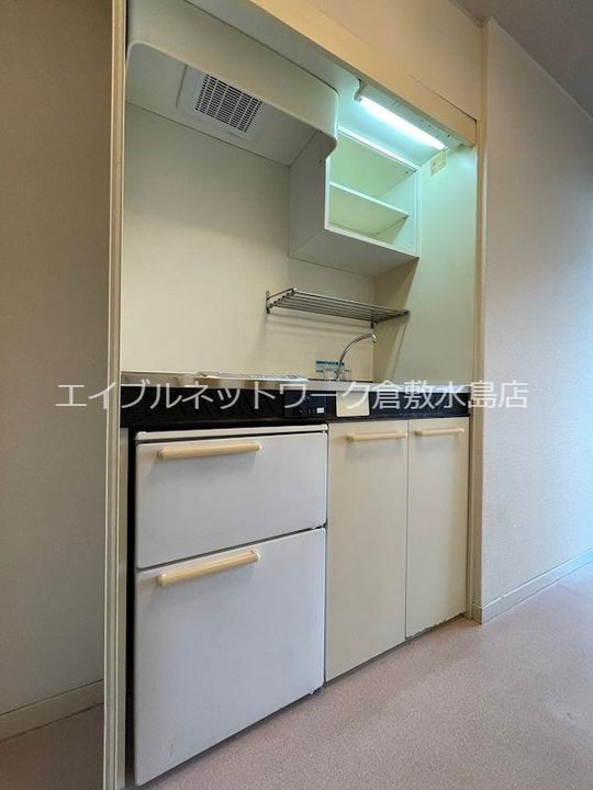 岡山県倉敷市北畝1丁目(アパート)の賃貸物件のキッチン