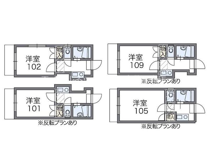 岡山県倉敷市北畝1丁目(アパート)の賃貸物件の間取り