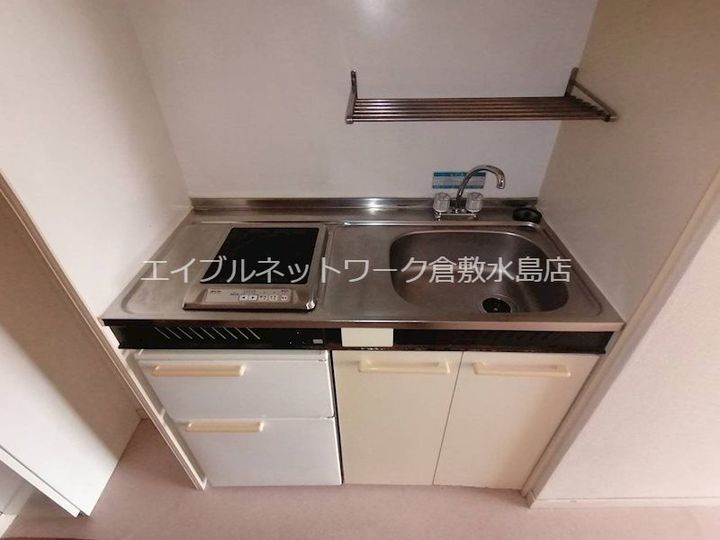 岡山県倉敷市北畝1丁目(アパート)の賃貸物件のキッチン