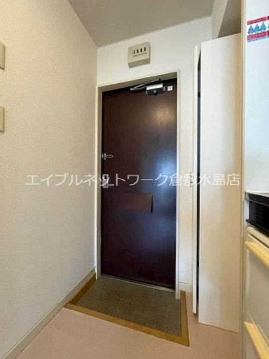 岡山県倉敷市北畝1丁目(アパート)の賃貸物件の玄関
