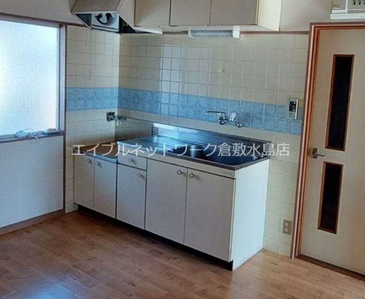 岡山県倉敷市水島東川町(アパート)の賃貸物件のキッチン