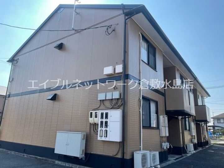 岡山県倉敷市福田町古新田(アパート)の賃貸物件103の外観