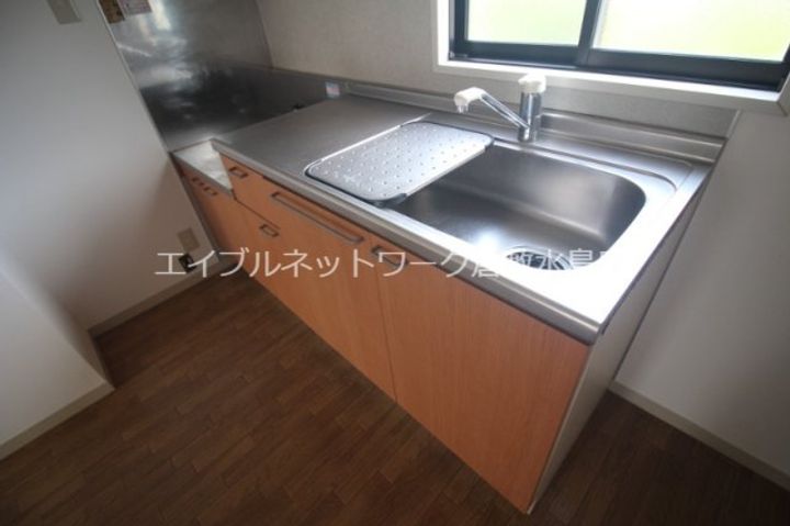 岡山県玉野市迫間(アパート)の賃貸物件のキッチン