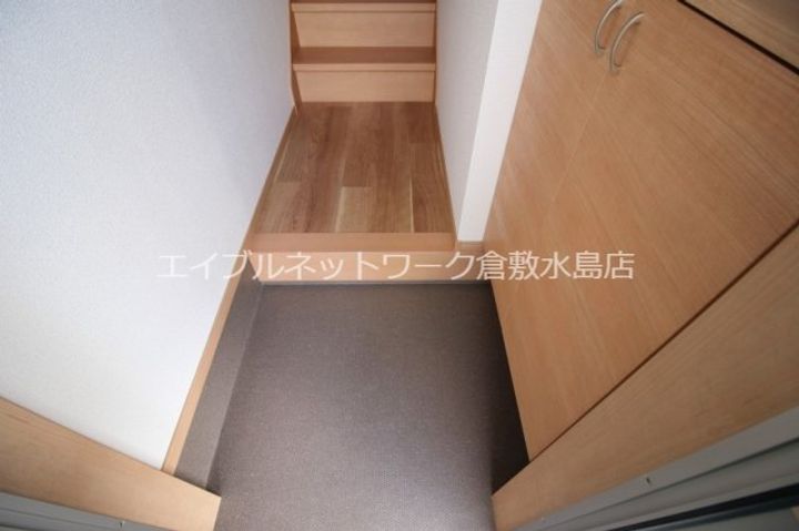岡山県岡山市南区藤田(アパート)の賃貸物件203の玄関
