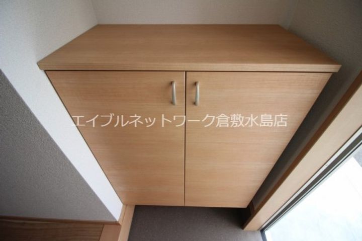 岡山県岡山市南区藤田(アパート)の賃貸物件203の玄関