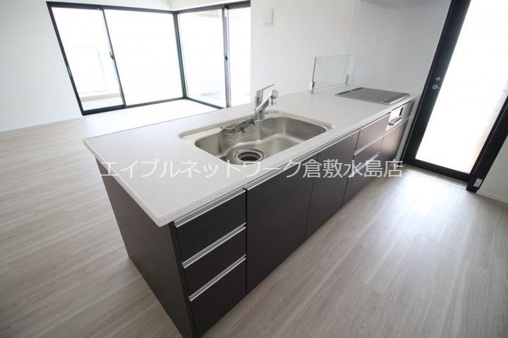 岡山県岡山市南区東畦(マンション)の賃貸物件1002のキッチン