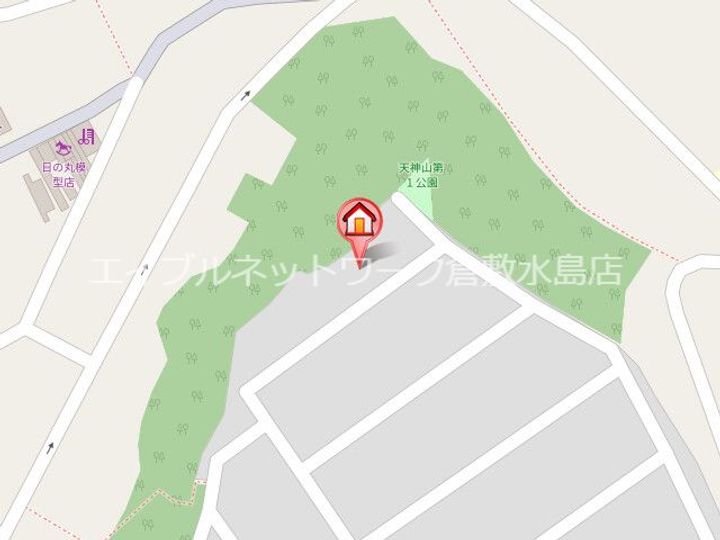 岡山県倉敷市玉島2丁目(マンション)の賃貸物件205の地図