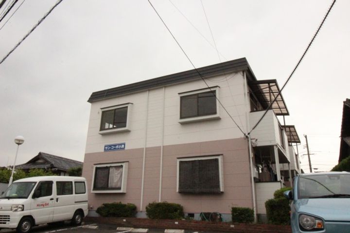 岡山県倉敷市中島(アパート)の賃貸物件の外観