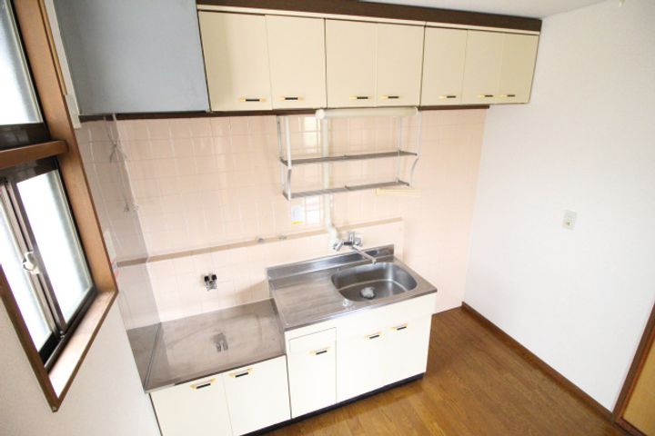 岡山県倉敷市中島(アパート)の賃貸物件のキッチン