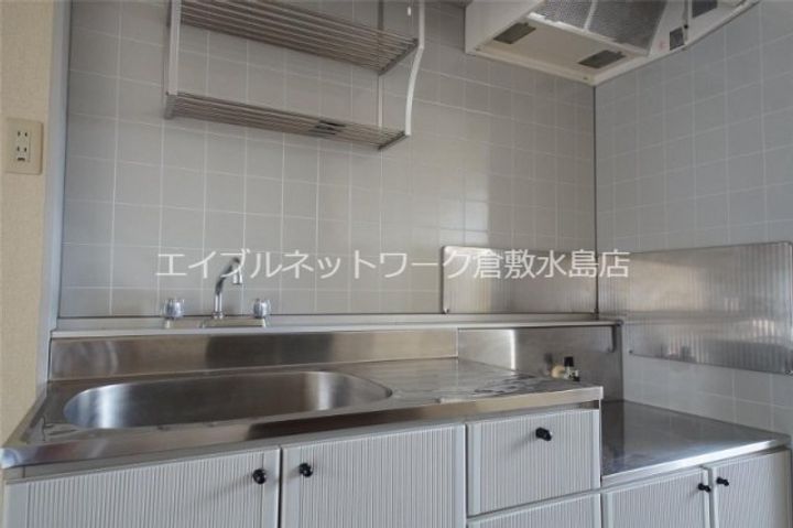 岡山県倉敷市玉島長尾(アパート)の賃貸物件B202のキッチン