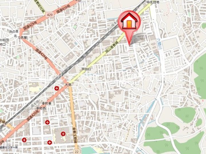 マンションフクミの地図