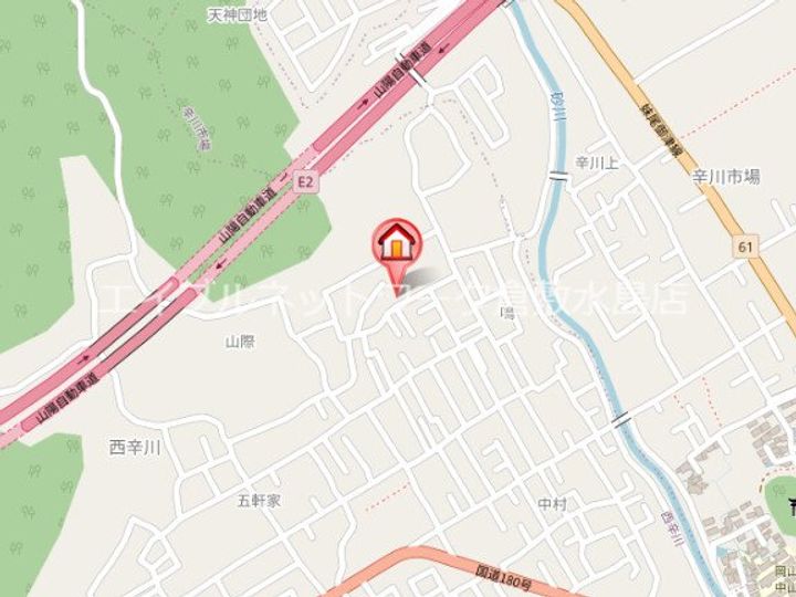 グリーンパーク西辛川Cの地図