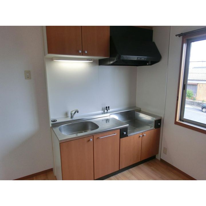 岡山県倉敷市児島下の町7丁目(アパート)の賃貸物件202号室のキッチン