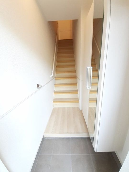 岡山県倉敷市福田町古新田(アパート)の賃貸物件の玄関