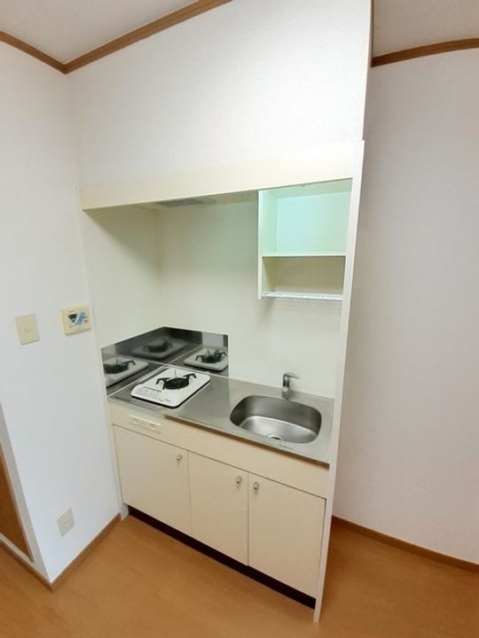 岡山県倉敷市藤戸町天城(アパート)の賃貸物件のキッチン