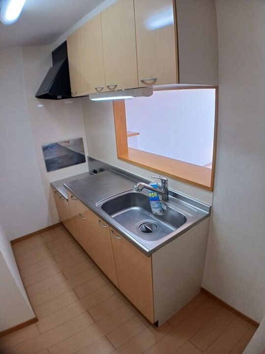 岡山県倉敷市東塚5丁目(アパート)の賃貸物件のキッチン
