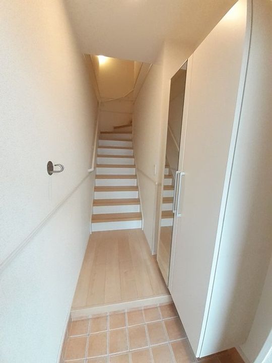 岡山県浅口市金光町占見新田(アパート)の賃貸物件の玄関