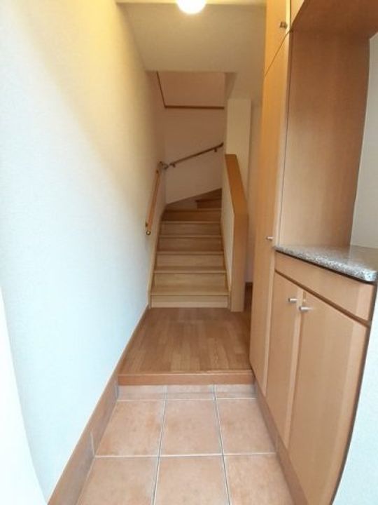 岡山県浅口市金光町大谷(アパート)の賃貸物件の玄関