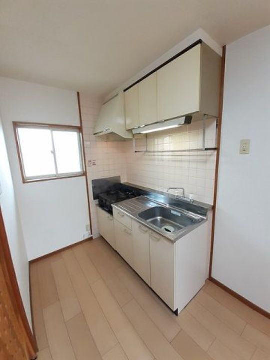 岡山県倉敷市四十瀬(アパート)の賃貸物件のキッチン