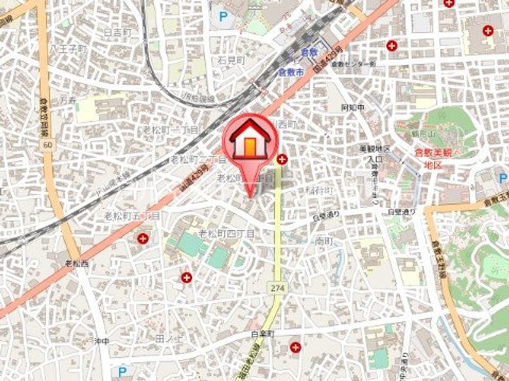 F-city老松町の地図