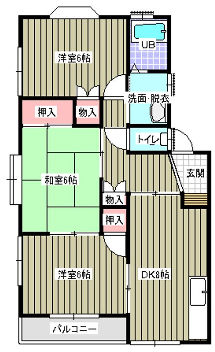 エトワール梶田の間取り
