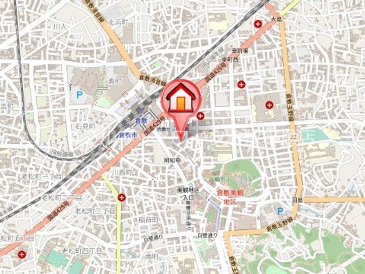 K3ビルの地図
