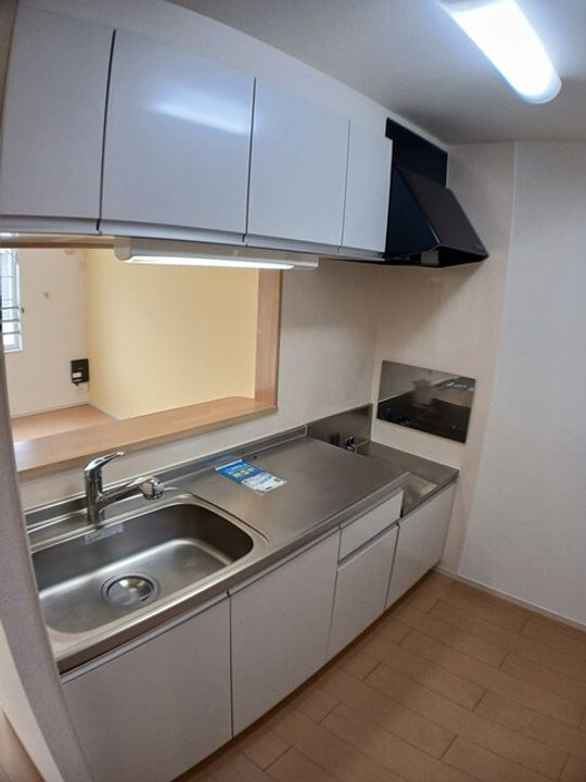 岡山県倉敷市中島(アパート)の賃貸物件のキッチン