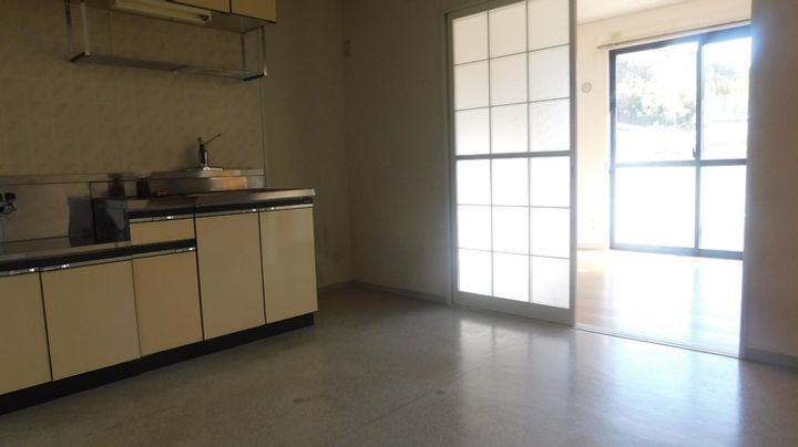 岡山県倉敷市菰池1丁目(アパート)の賃貸物件のキッチン