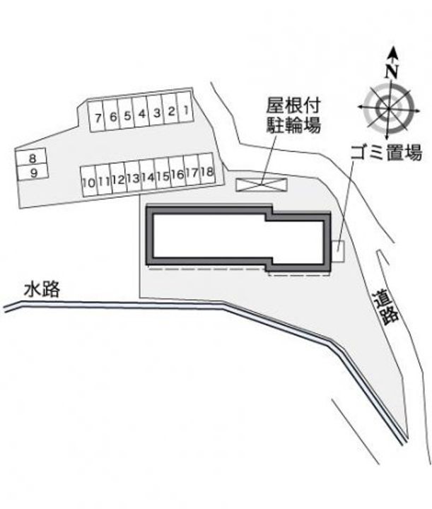 岡山県倉敷市玉島八島(アパート)の賃貸物件103のその他画像