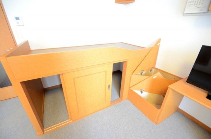 岡山県倉敷市中島(アパート)の賃貸物件211の寝室