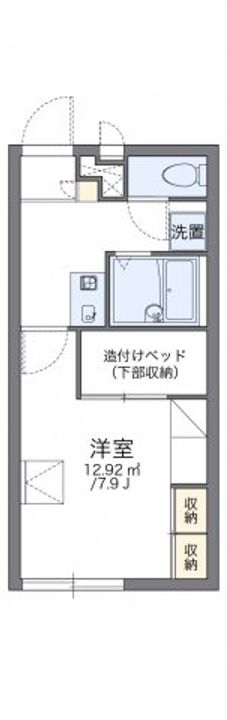 岡山県倉敷市中島(アパート)の賃貸物件105の間取り