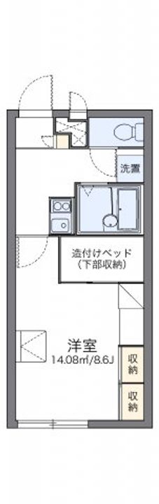 岡山県倉敷市児島小川4丁目(アパート)の賃貸物件110の間取り