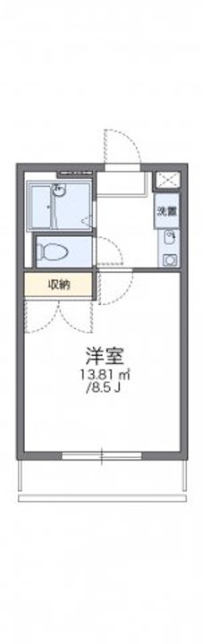レオパレスサンフラワーの間取り