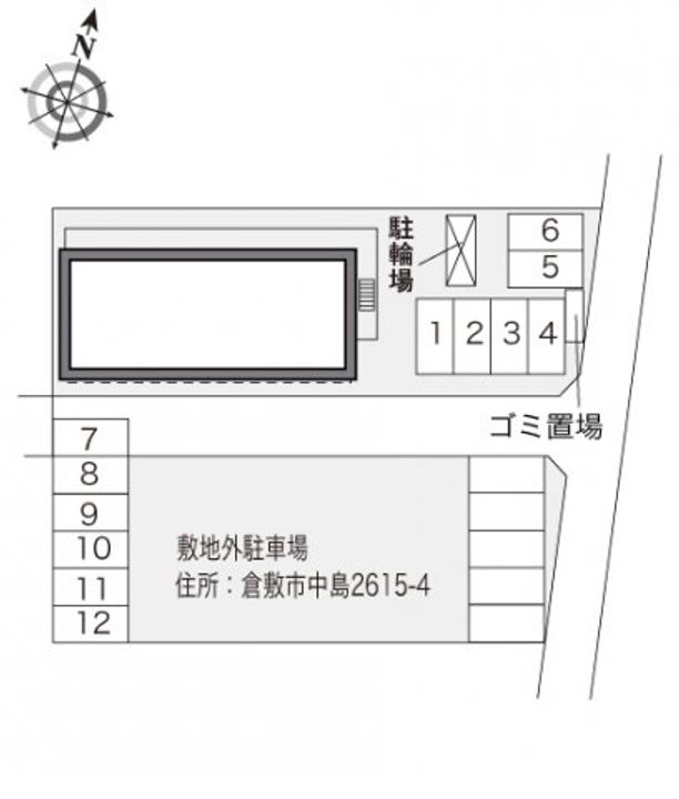 岡山県倉敷市中島(アパート)の賃貸物件207のその他画像