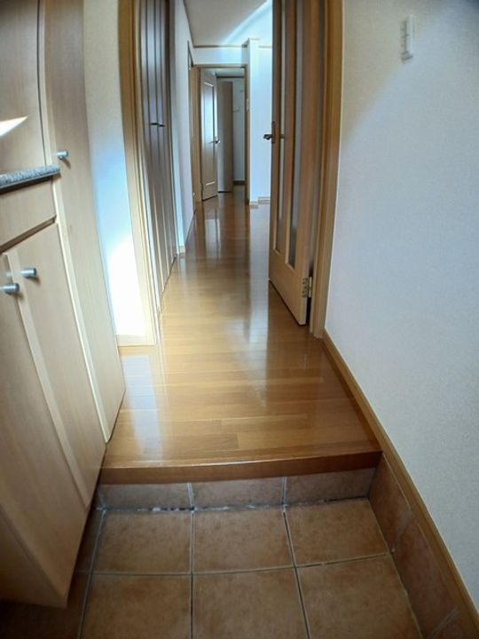 岡山県倉敷市玉島乙島(アパート)の賃貸物件の玄関