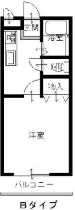 岡山県倉敷市玉島長尾(アパート)の賃貸物件102の間取り
