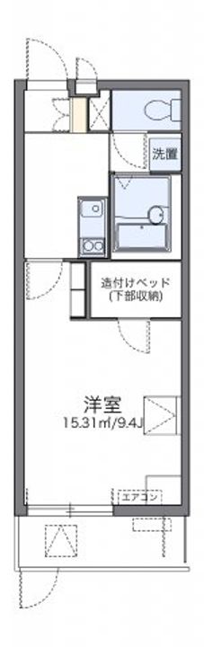 レオパレスセーグオリゾン108の間取り