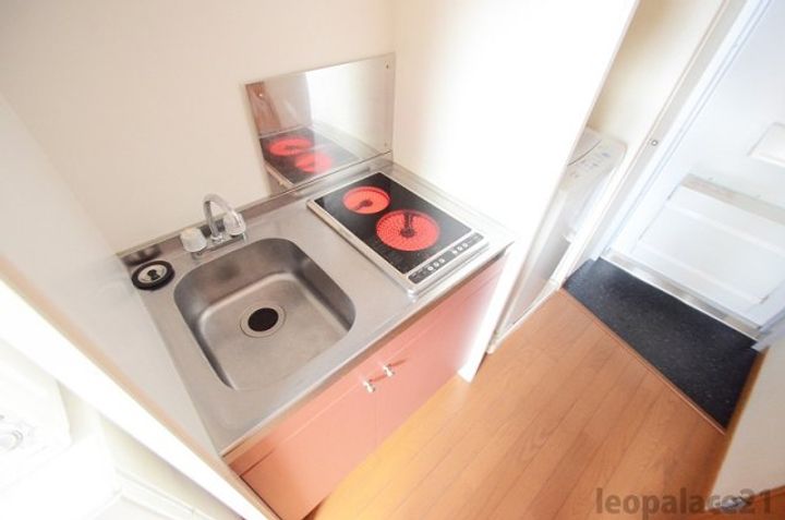 岡山県倉敷市藤戸町天城(アパート)の賃貸物件201のキッチン